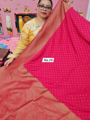 10TH OCT MEGA SALE LIVE – GEORGETT KHADDI SAREE (NO.19)