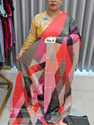 11TH OCT MEGA SALE LIVE – SATIN CREPE SILK SAREE (NO.8)