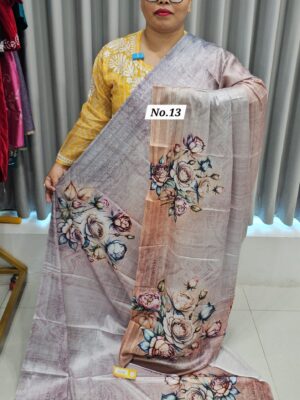21ST OCT MEGA SALE LIVE – SATIN CREPE SILK SAREE (NO.13)