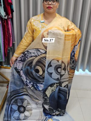 11TH OCT MEGA SALE LIVE – SATIN CREPE SILK SAREE (NO.17)