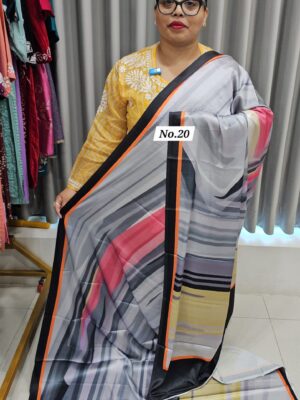 11TH OCT MEGA SALE LIVE – SATIN CREPE SILK SAREE (NO.20)