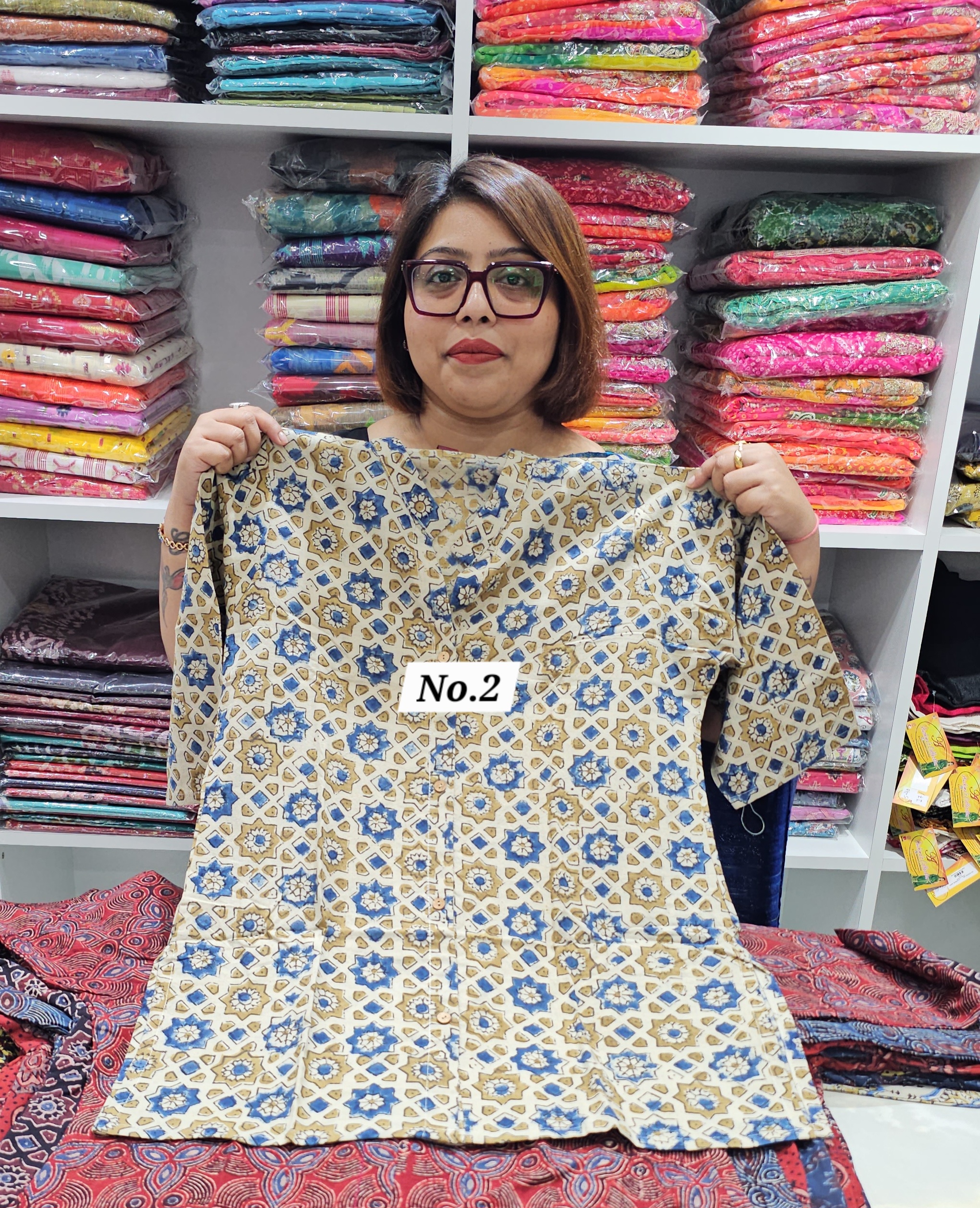 19TH OCT MEGA SALE LIVE - READY MADE COTTON SHIRT {SIZE-40} (NO.2)