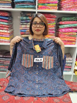19TH OCT MEGA SALE LIVE - READY MADE COTTON SHIRT {SIZE-50} (NO.9)