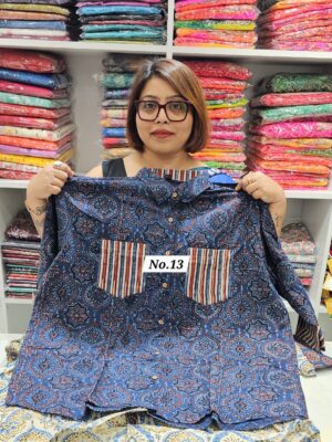 19TH OCT MEGA SALE LIVE - READY MADE COTTON SHIRT {SIZE-54} (NO.13)