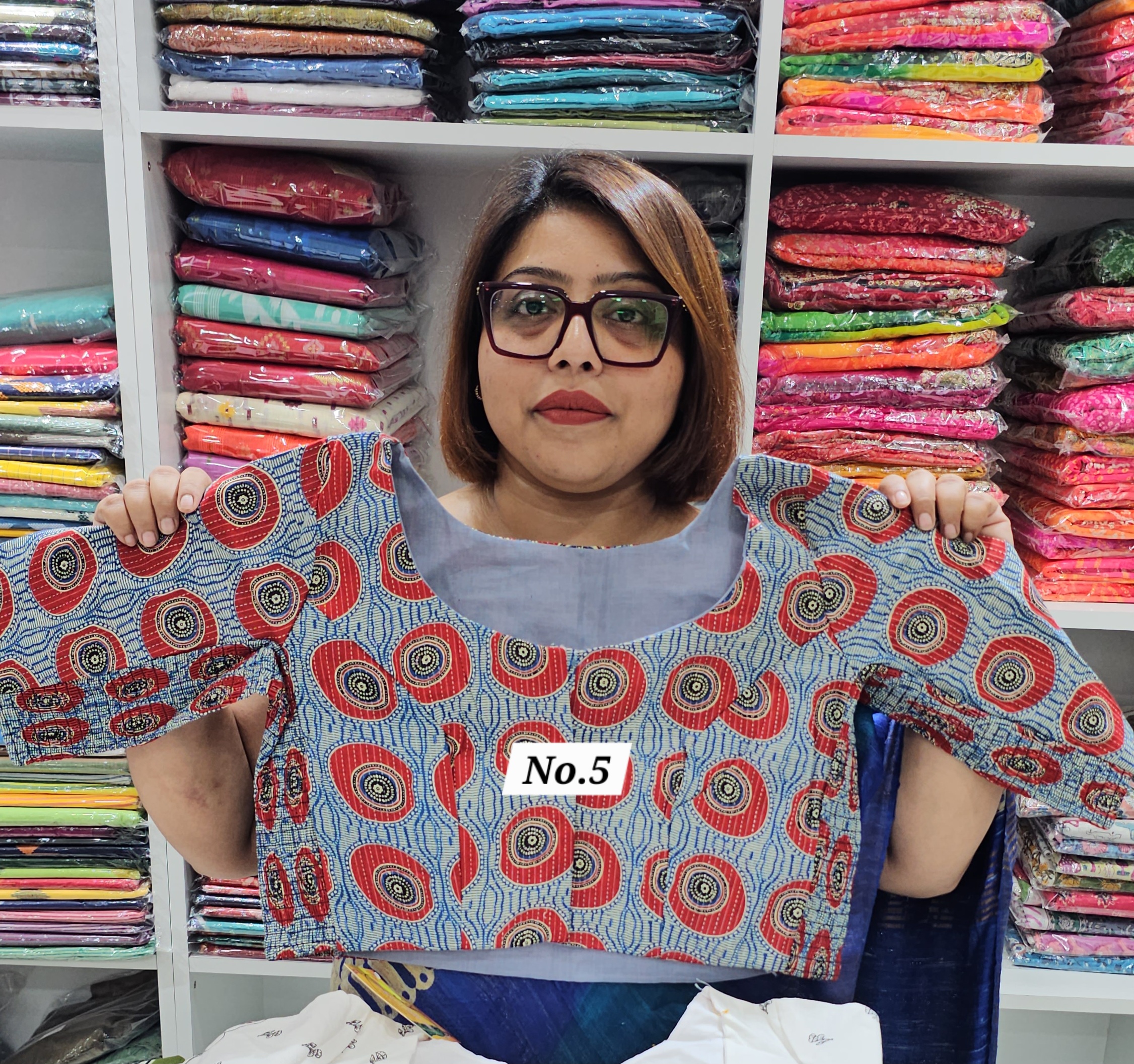 21ST OCT MEGA SALE LIVE – READY MADE STRETCHABLE BLOUSE {UP TO SIZE 40 TO 42} (NO.5)