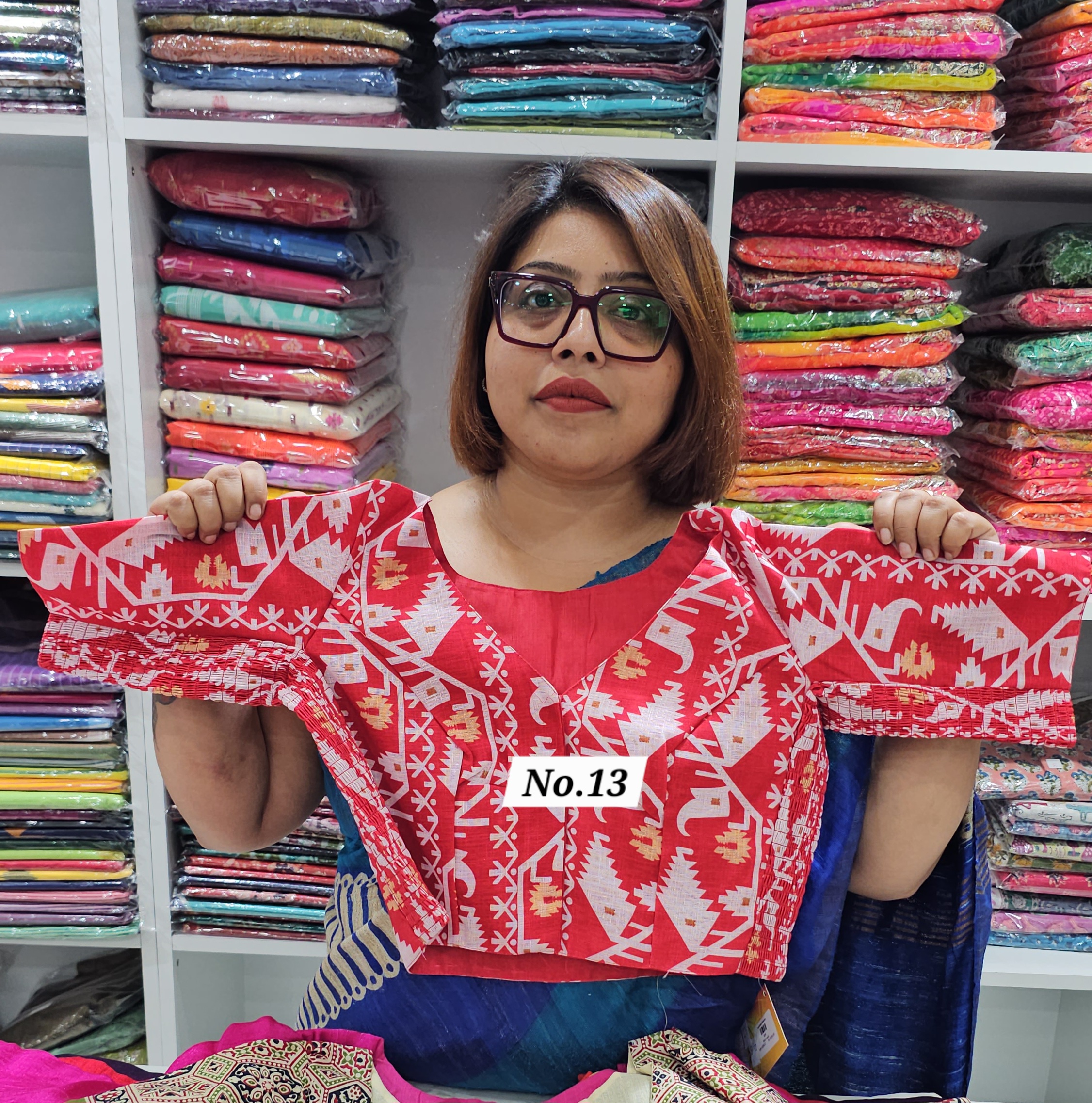 21ST OCT MEGA SALE LIVE – READY MADE STRETCHABLE BLOUSE {UP TO SIZE 40 TO 42} (NO.13)