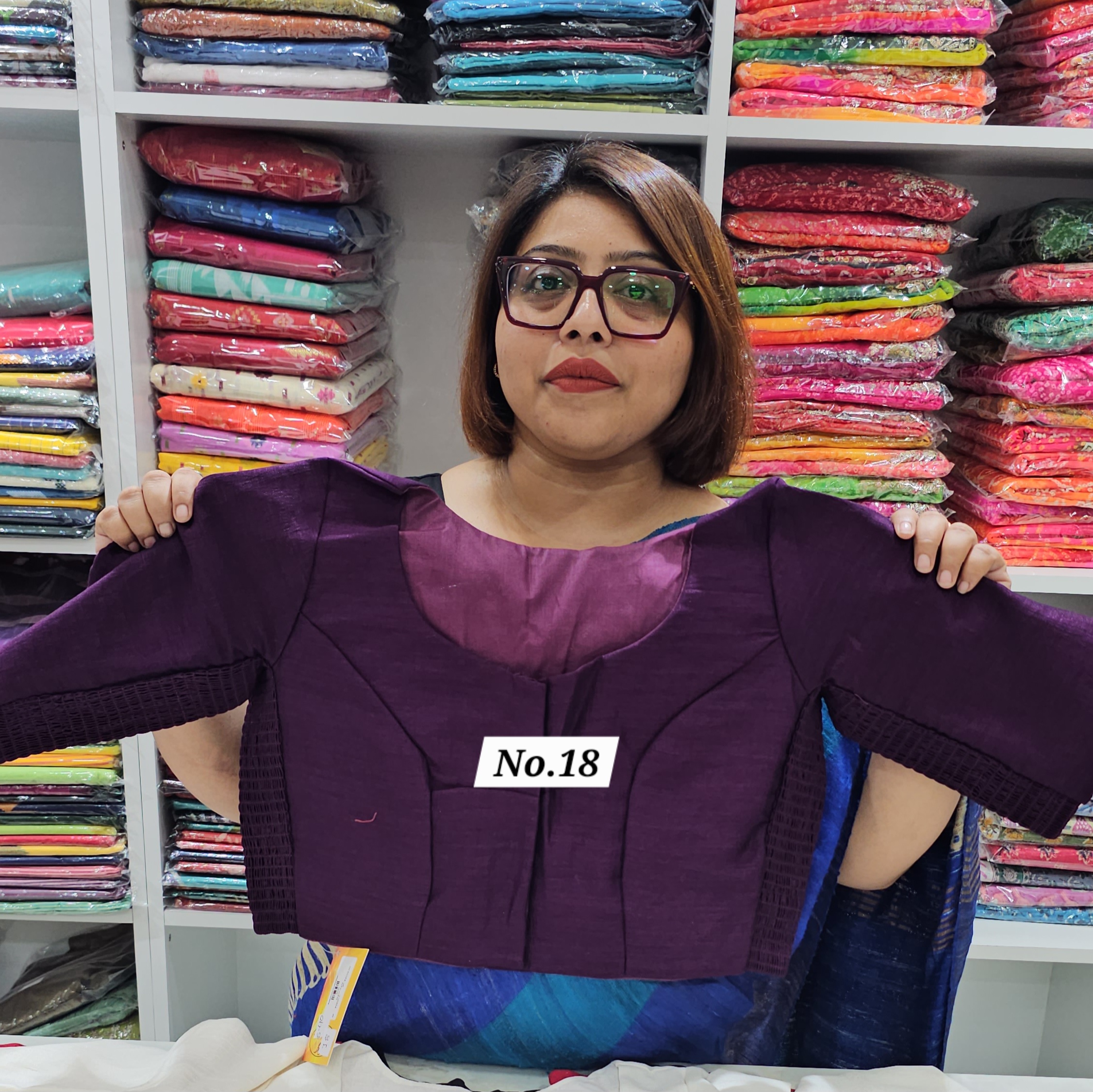 21ST OCT MEGA SALE LIVE – READY MADE STRETCHABLE BLOUSE {UP TO SIZE 40 TO 42} (NO.18)