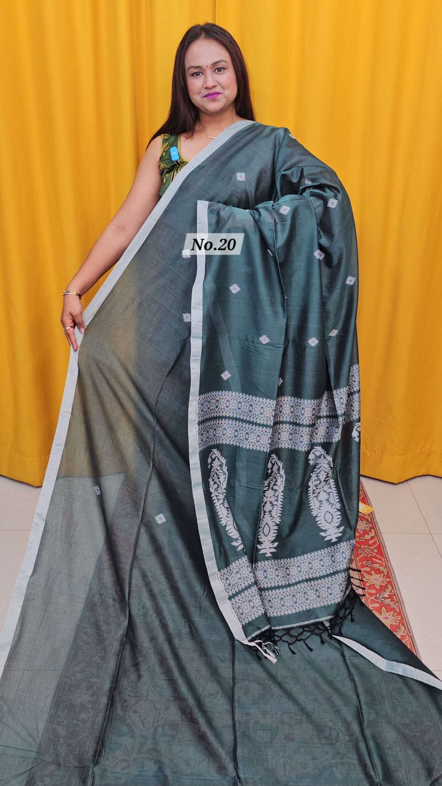 22ND OCT MEGA SALE LIVE – PURE MERCERISED COTTON SAREE (NO.20)