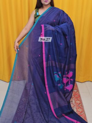 20TH OCT MEGA SALE LIVE - PURE MERCERISED COTTON SAREE (NO.27)