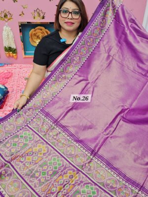 19TH OCT MEGA SALE LIVE - PATOLA SOFT SILK SAREE (NO.26)