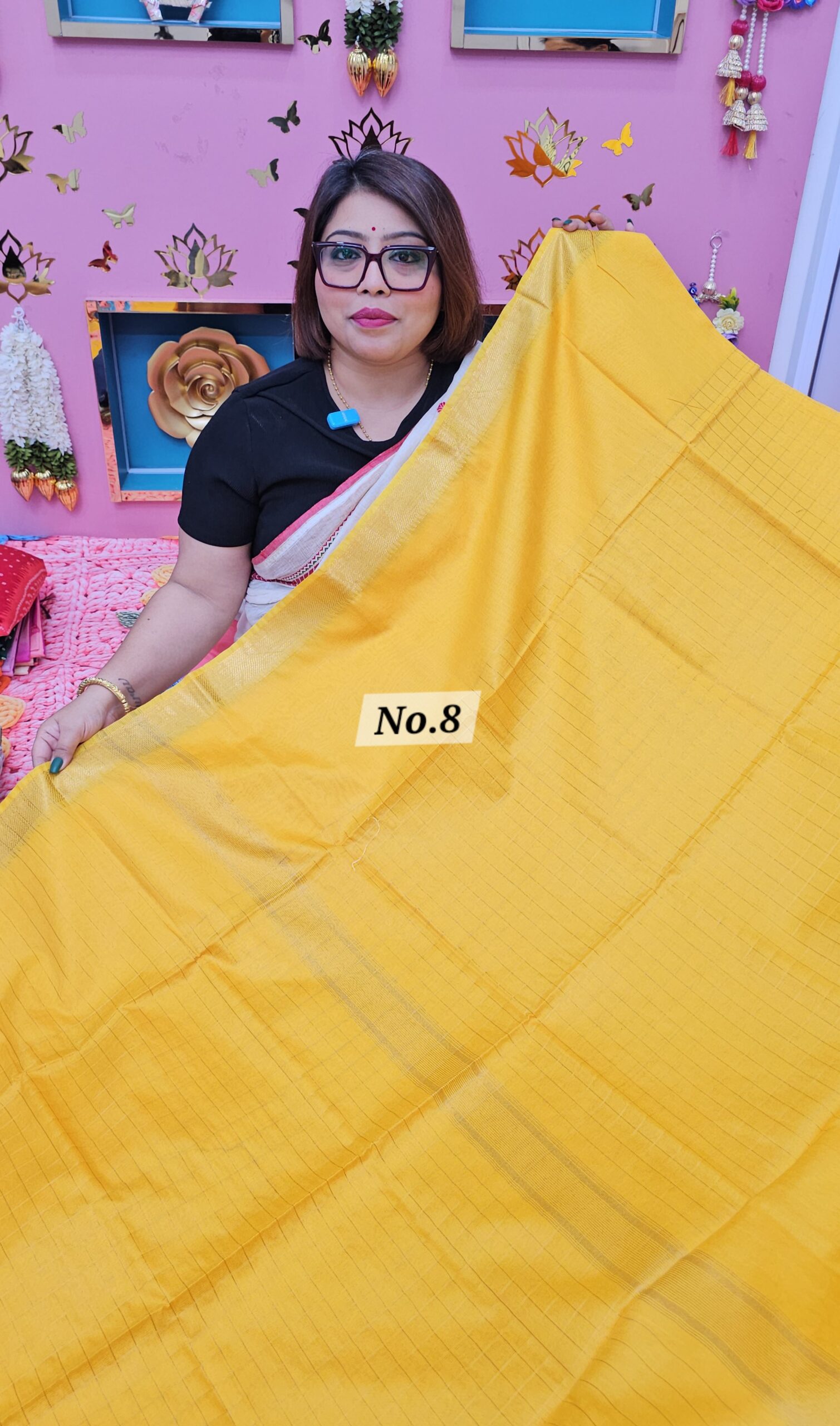 16TH OCT MEGA SALE LIVE – SOFT COTTON SILK SAREE (NO.8)