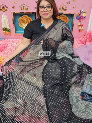 16TH OCT MEGA SALE LIVE – MOSS CHIFFON SAREE (NO.16)