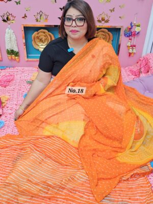23RD OCT MEGA SALE 2ND LIVE – MOSS CHIFFON SAREE (NO.18)