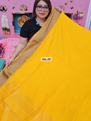 17TH OCT MEGA SALE LIVE – HANDLOOM LINEN SILK COTTON SAREE (NO.10)