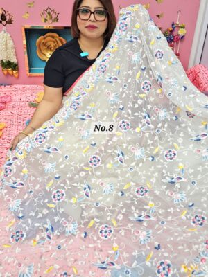 23RD OCT MEGA SALE LIVE – EMBROIDERED SAREE (NO.8)