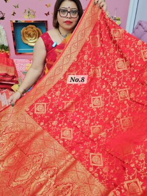 14TH OCT MEGA SALE LIVE – KARWACHAUTH SPECIAL PREMIUM SOFT SAREE (NO.8)