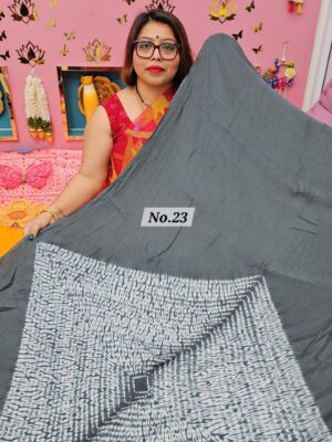 18TH OCT MEGA SALE LIVE – MODAL SHIBORI SAREE (NO.23)