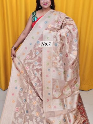 23RD OCT MEGA SALE LIVE – RUSSIAN CREPE MODAL SILK SAREE (NO.7)