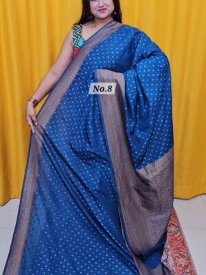 22ND OCT MEGA SALE LIVE – GEORGETT KHADDI SAREE (NO.8)