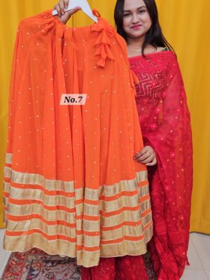15TH OCT MEGA SALE LIVE – READY MADE SKIRT SET (NO.7)
