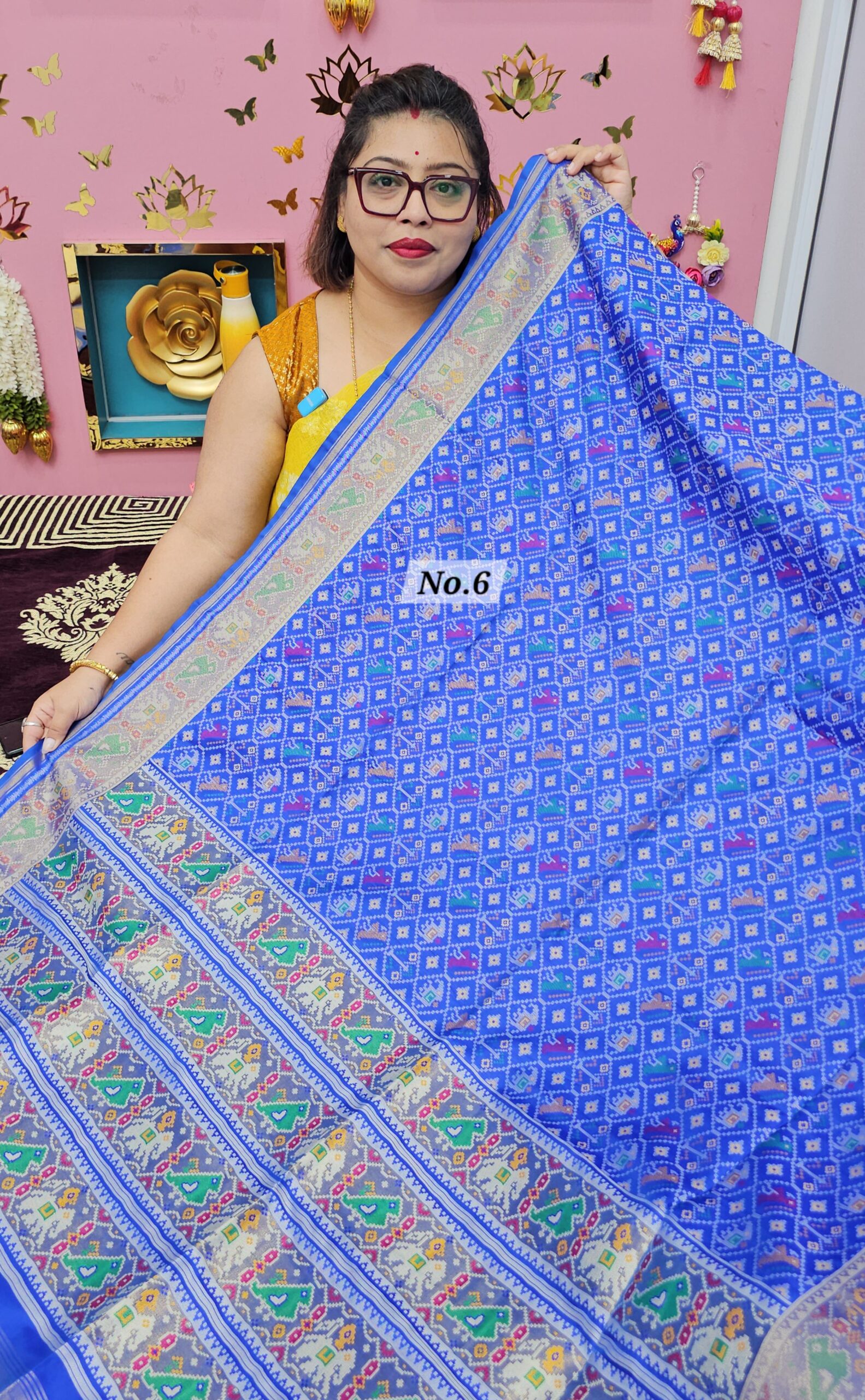 24TH OCT MEGA SALE LIVE – PATOLA SOFT SILK SAREE (NO.6)
