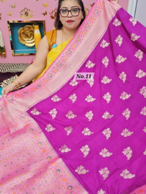 24TH OCT MEGA SALE LIVE – GEORGETTE KHADDI SAREE (NO.11)