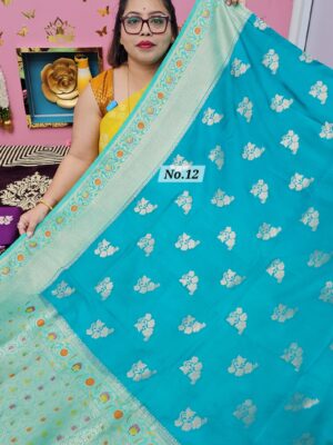 24TH OCT MEGA SALE LIVE – GEORGETTE KHADDI SAREE (NO.12)
