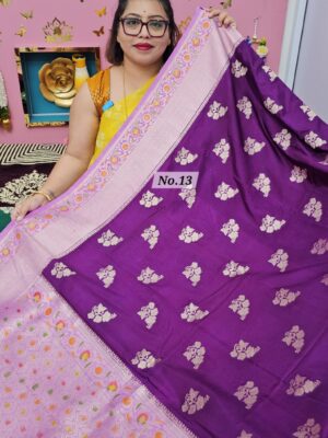24TH OCT MEGA SALE LIVE – GEORGETTE KHADDI SAREE (NO.13)