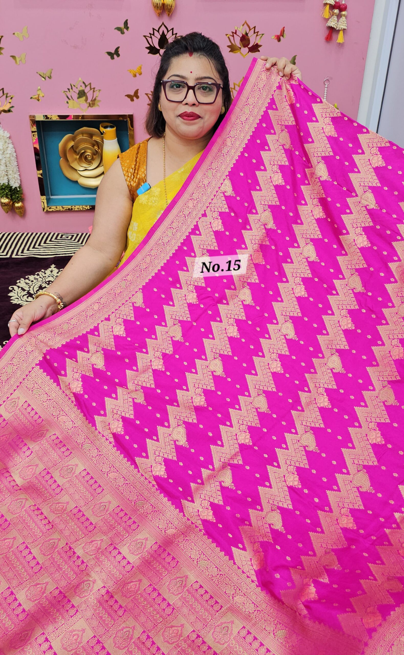 24TH OCT MEGA SALE LIVE – GEORGETTE KHADDI SAREE (NO.15)