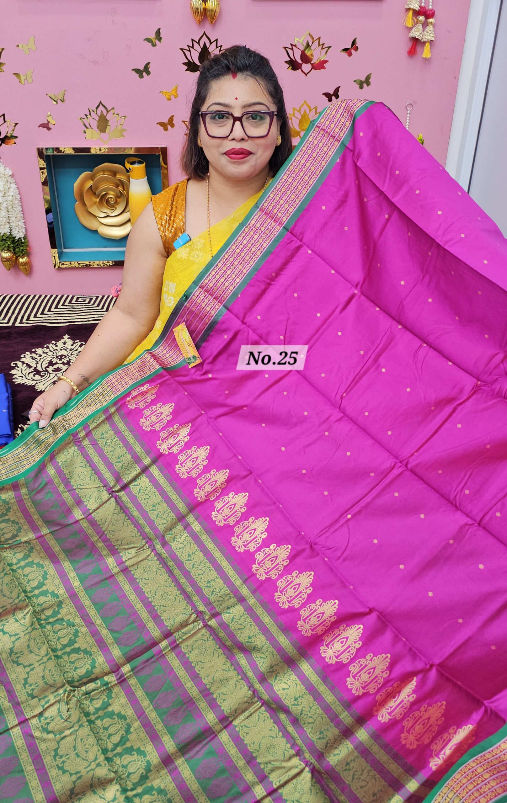 24TH OCT MEGA SALE LIVE – BOMKAI DESIGNER SOFT SAREE (NO.25)