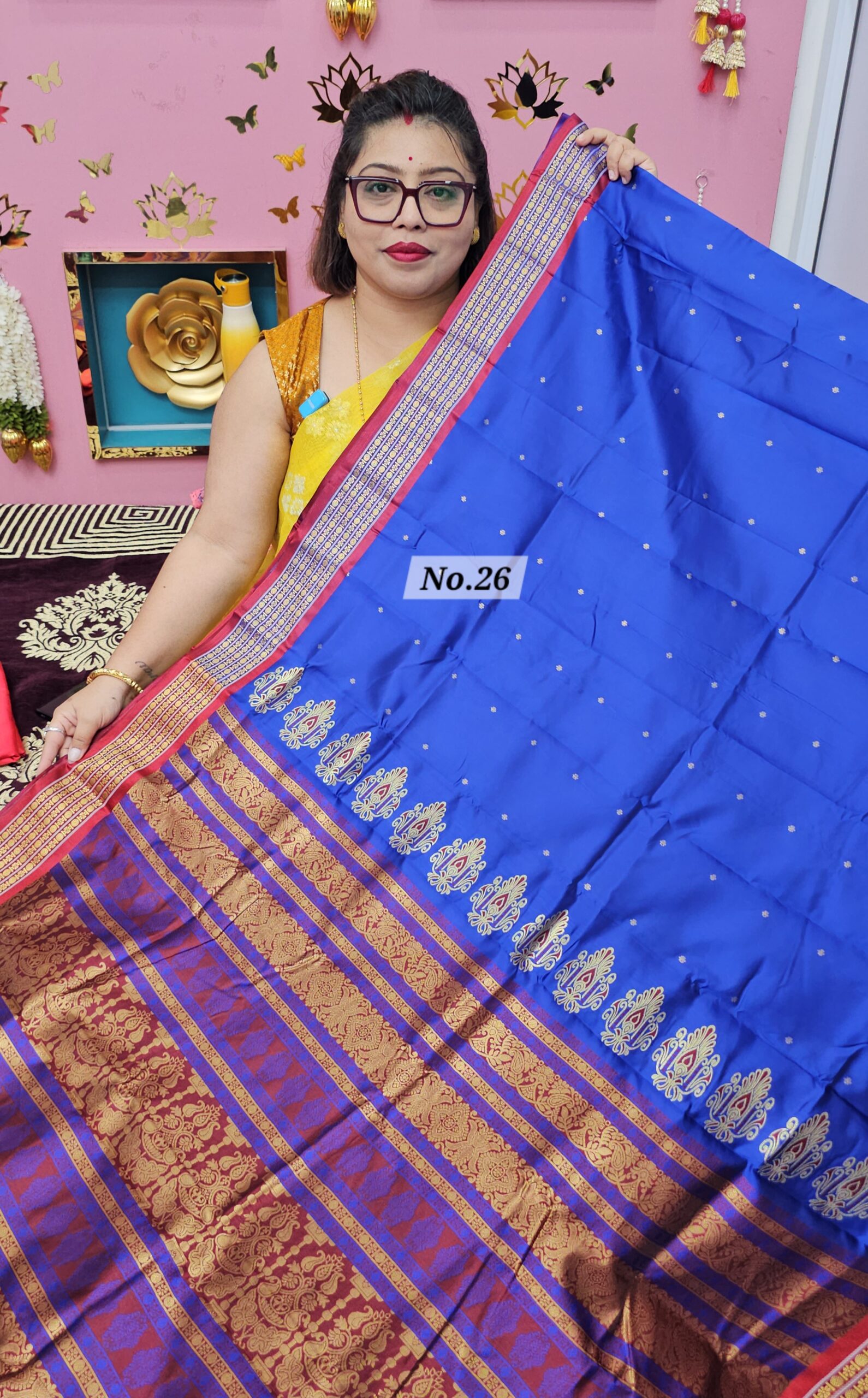 24TH OCT MEGA SALE LIVE – BOMKAI DESIGNER SOFT SAREE (NO.26)