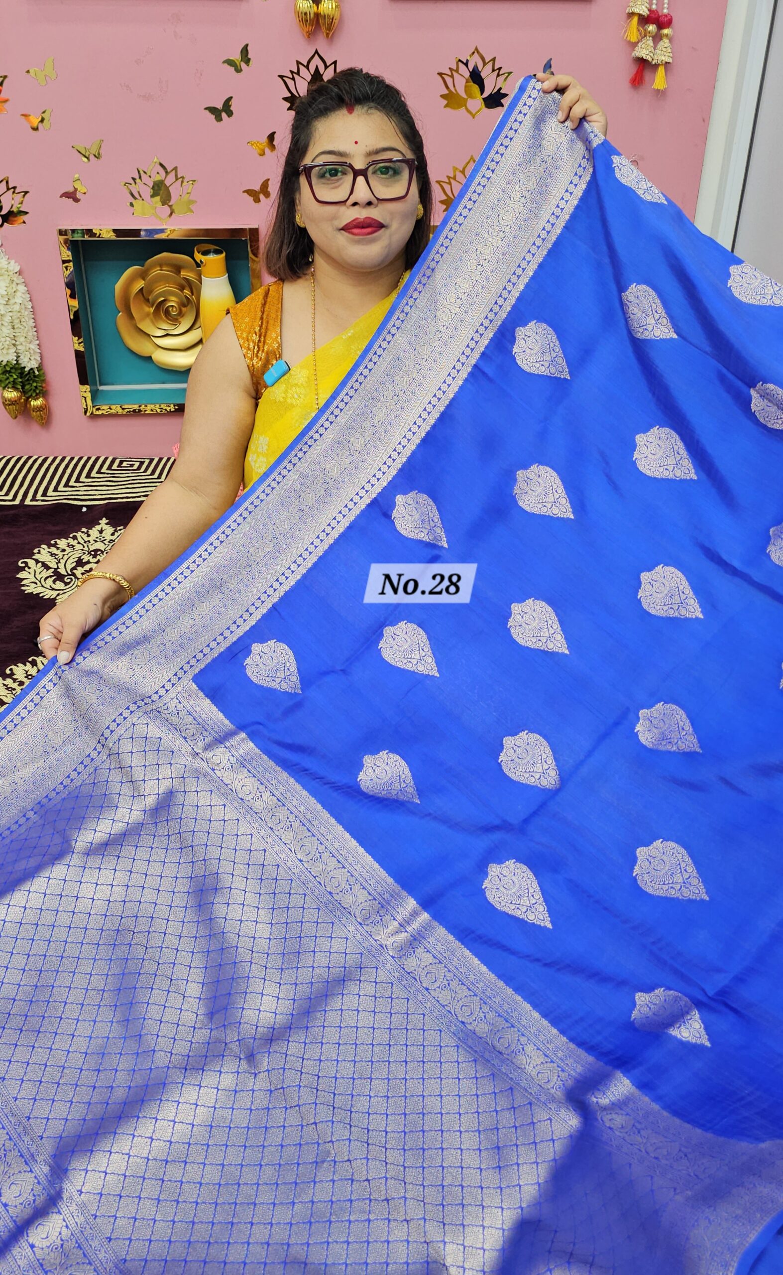 24TH OCT MEGA SALE LIVE – CREPE INDIAN SILK SAREE (NO.28)
