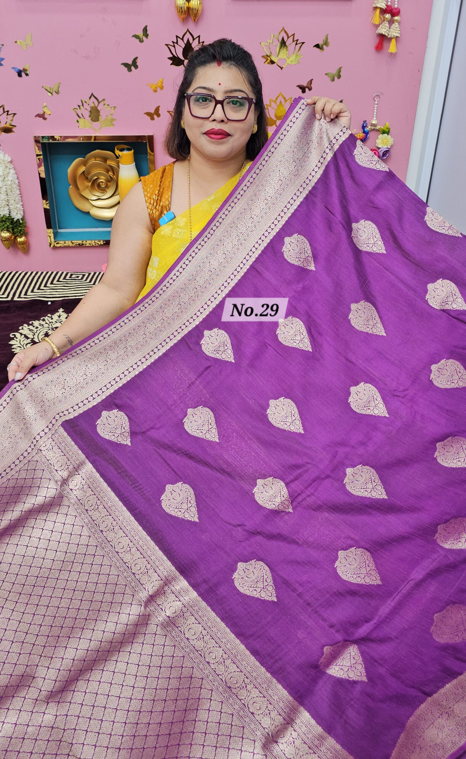 24TH OCT MEGA SALE LIVE – CREPE INDIAN SILK SAREE (NO.29)