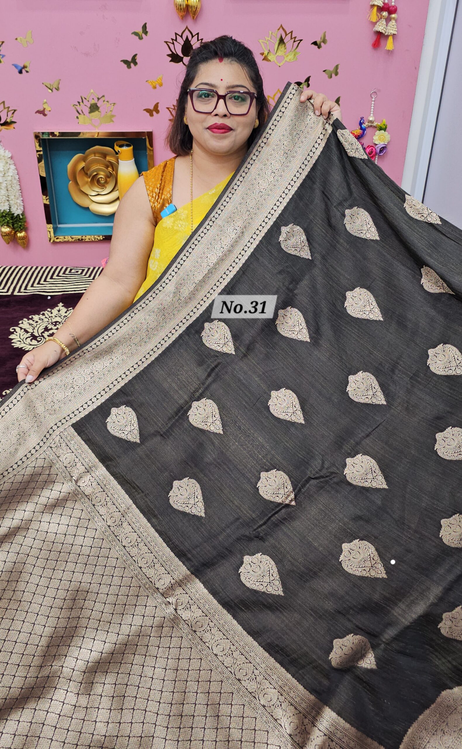24TH OCT MEGA SALE LIVE – CREPE INDIAN SILK SAREE (NO.31)