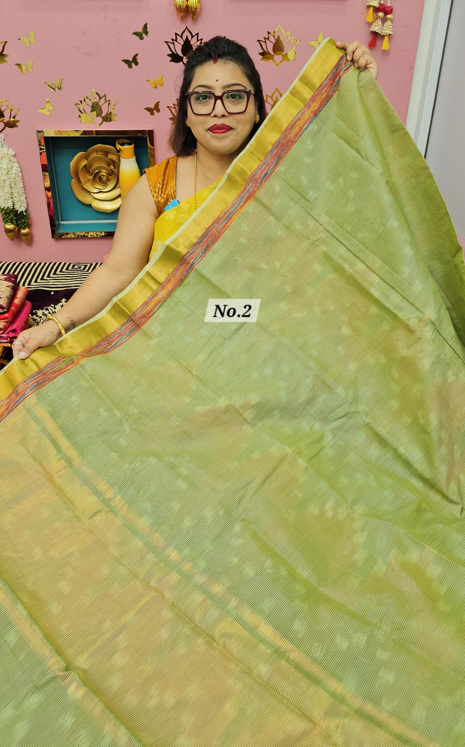 27TH OCT MEGA SALE LIVE - MAHESWARI HANDLOOM BUTI SAREE (NO.2)