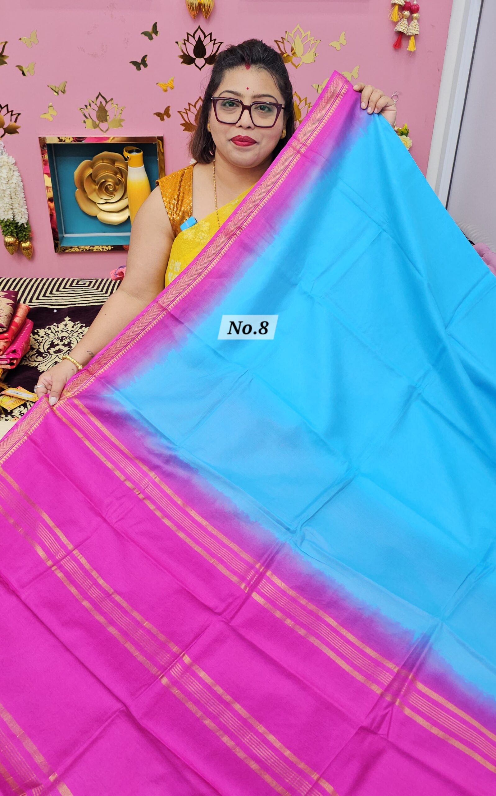 27TH OCT MEGA SALE LIVE - SOFT COTTON SILK SAREE (NO.8)