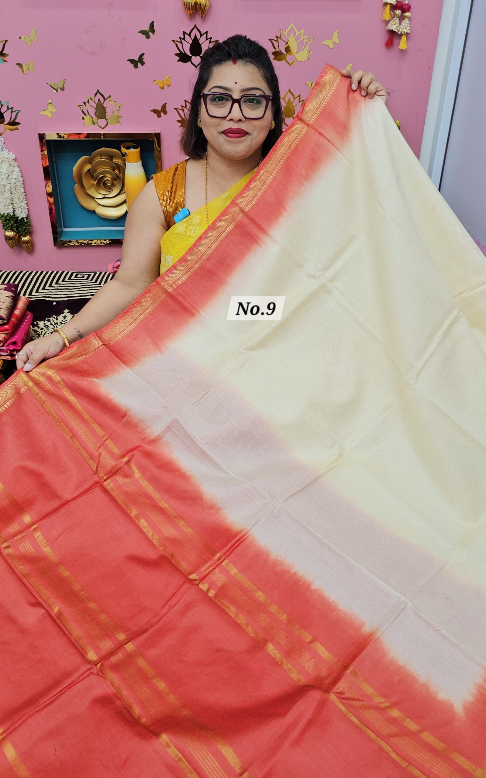 27TH OCT MEGA SALE LIVE - SOFT COTTON SILK SAREE (NO.9)