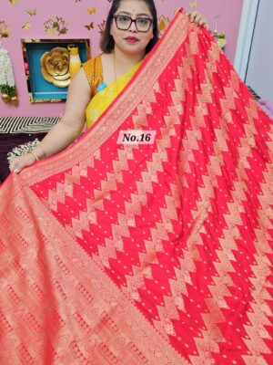27TH OCT MEGA SALE LIVE - GEORGETT SILK KHADDI SAREE (NO.16)