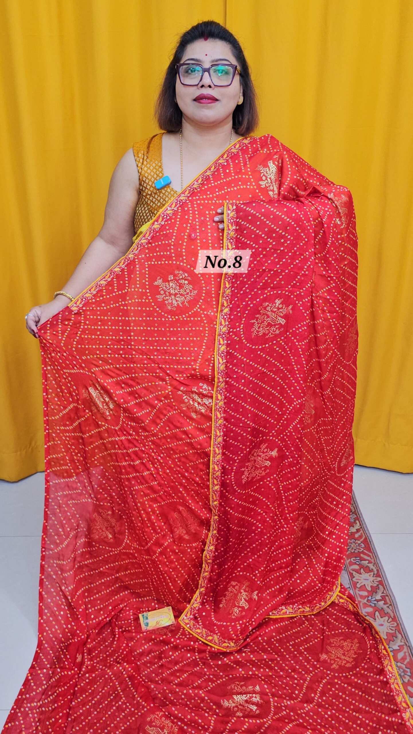 24TH OCT MEGA SALE LIVE – PREMIUM CHIFFON SAREE (NO.8)