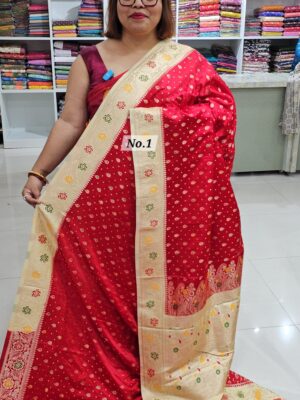 25TH OCT MEGA SALE LIVE –  GAZZI SILK BANARSI SAREE (NO.1)