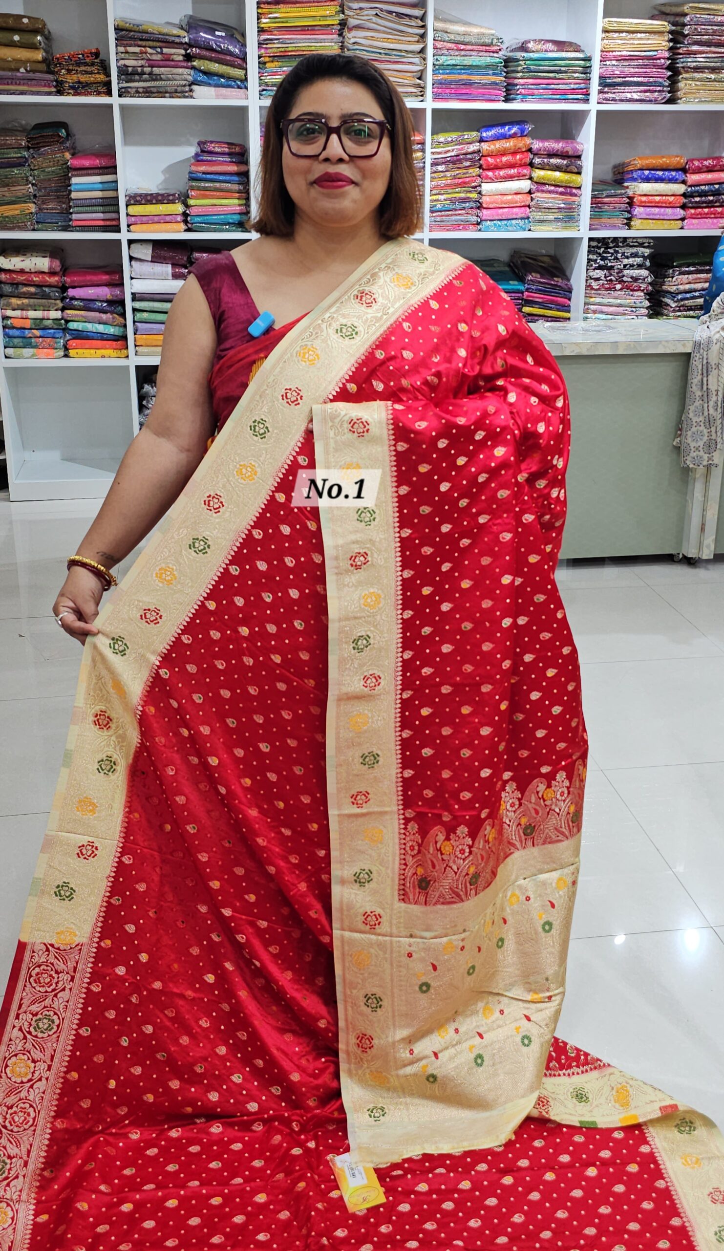 25TH OCT MEGA SALE LIVE – GAZZI SILK BANARSI SAREE (NO.1)
