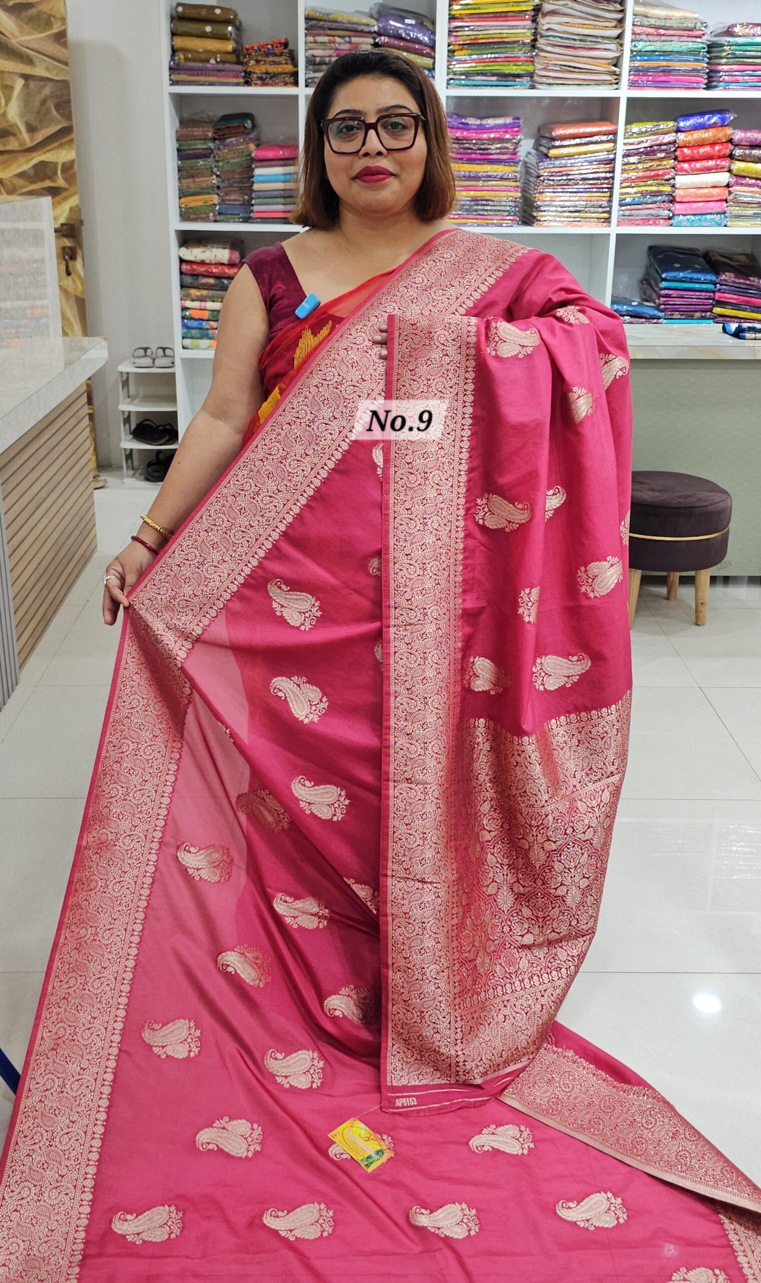 25TH OCT MEGA SALE LIVE – GEORGETTE SILK KHADDI SAREE (NO.9)