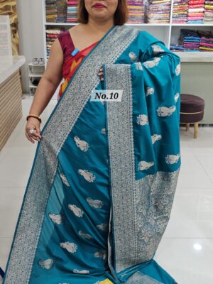 25TH OCT MEGA SALE LIVE – GEORGETTE SILK KHADDI SAREE (NO.10)