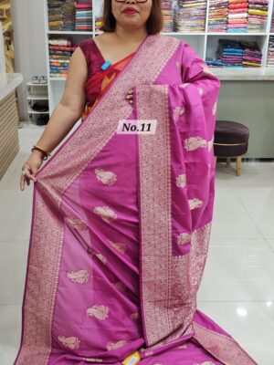 25TH OCT MEGA SALE LIVE – GEORGETTE SILK KHADDI SAREE (NO.11)