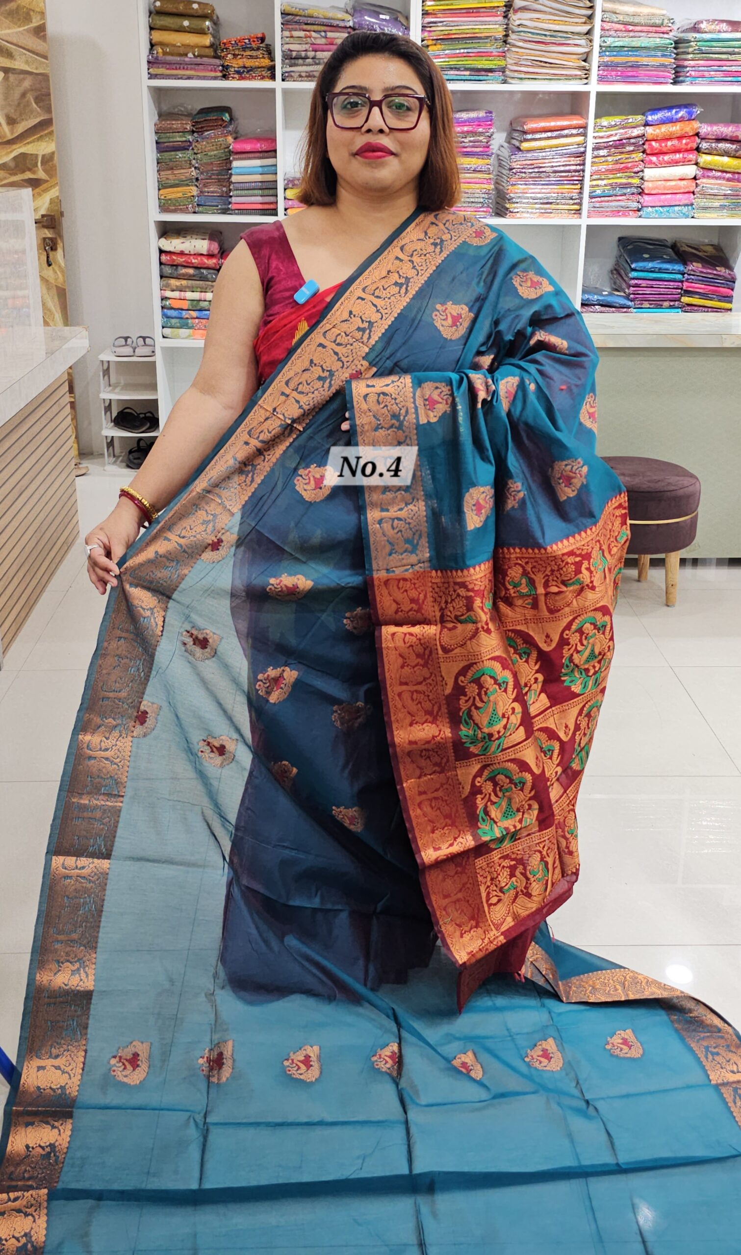 25TH OCT MEGA SALE LIVE – SOFT SILK KANJIVARAM SAREE (NO.4)