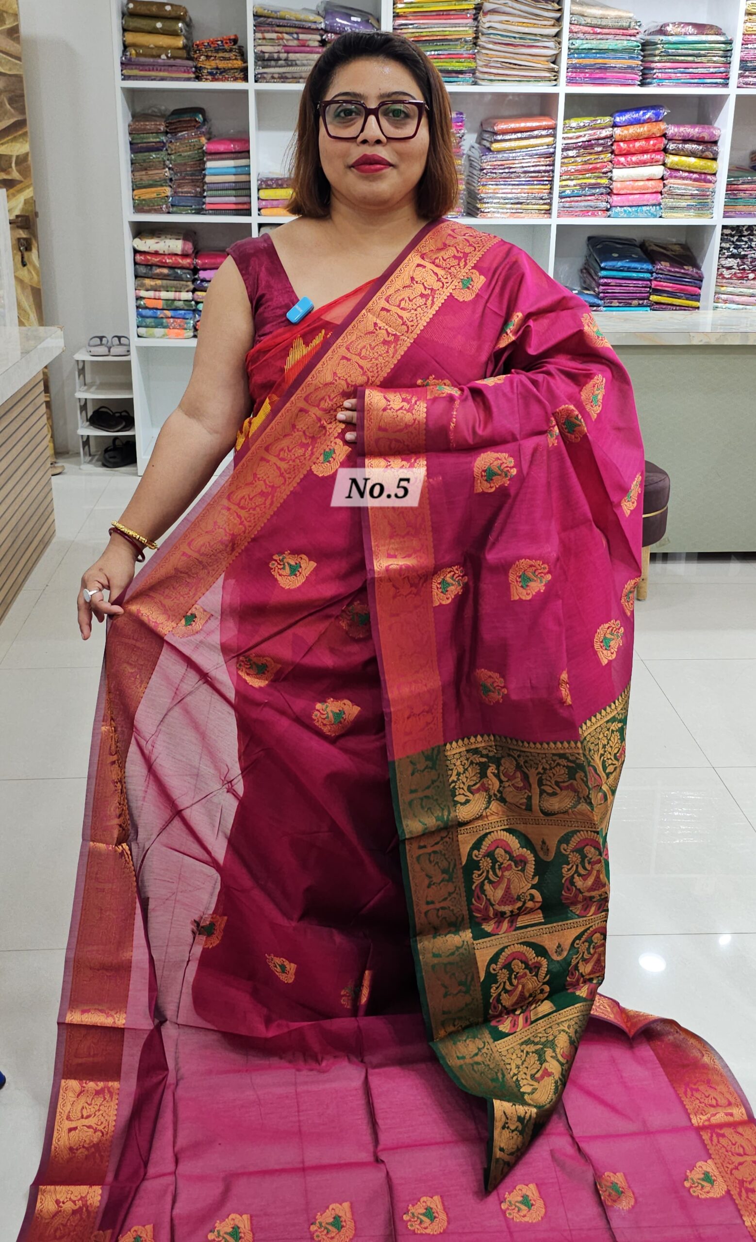 25TH OCT MEGA SALE LIVE – SOFT SILK KANJIVARAM SAREE (NO.5)