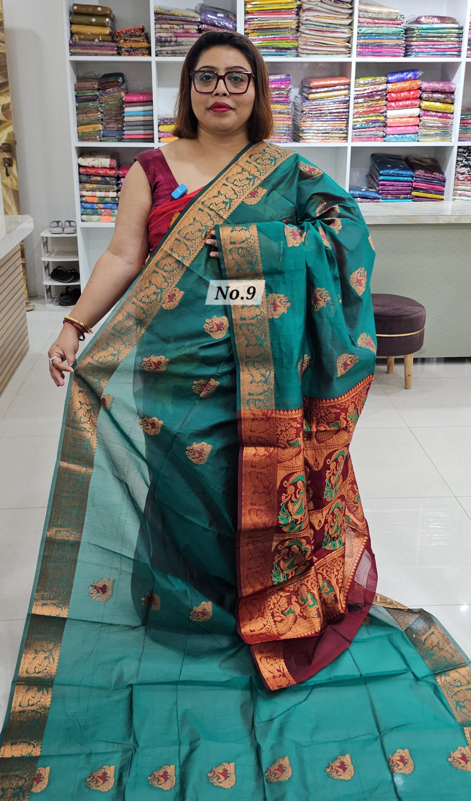 25TH OCT MEGA SALE LIVE – SOFT SILK KANJIVARAM SAREE (NO.9)