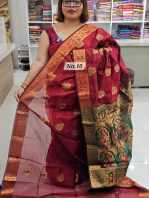 25TH OCT MEGA SALE LIVE – SOFT SILK KANJIVARAM  SAREE (NO.10)