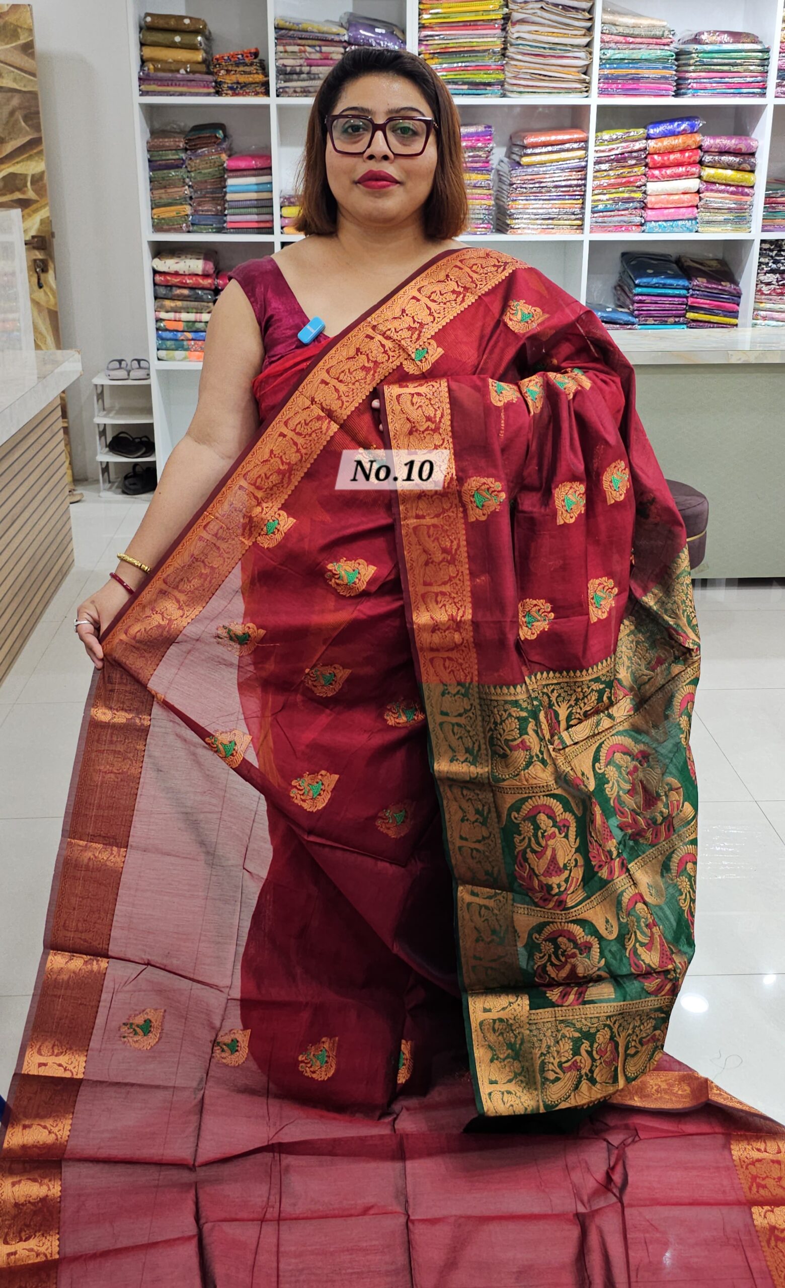 25TH OCT MEGA SALE LIVE – SOFT SILK KANJIVARAM SAREE (NO.10)