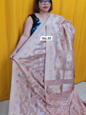 8TH OCT MEGA SALE 2ND LIVE  – RUSSIAN CREPE MODAL SILK SAREE (NO.10)